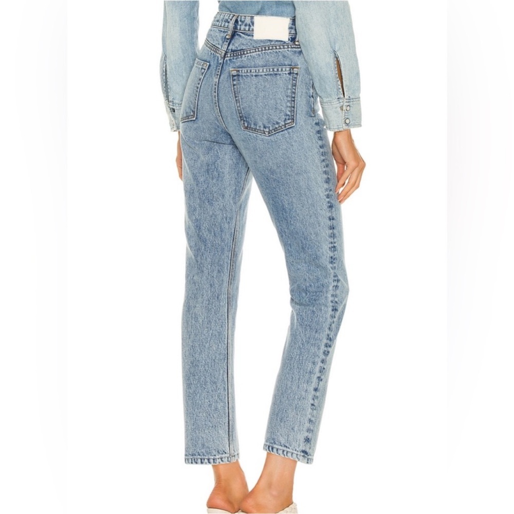 GRLFRND Karolina High Rise Straight Crop Jeans – Larchmont Wash Size 27 - Picture 3 of 11